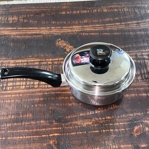 Rainbow: Multi-Ply 18/8 Surgical Steel 7” Pan w/ Lid